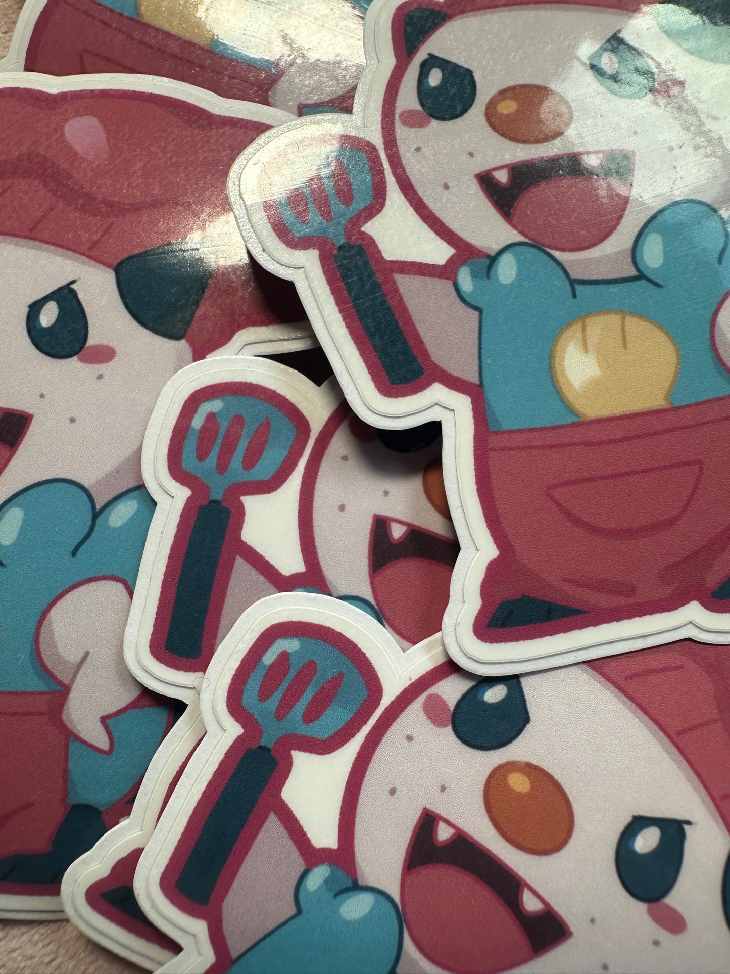 oshawott chef sticker