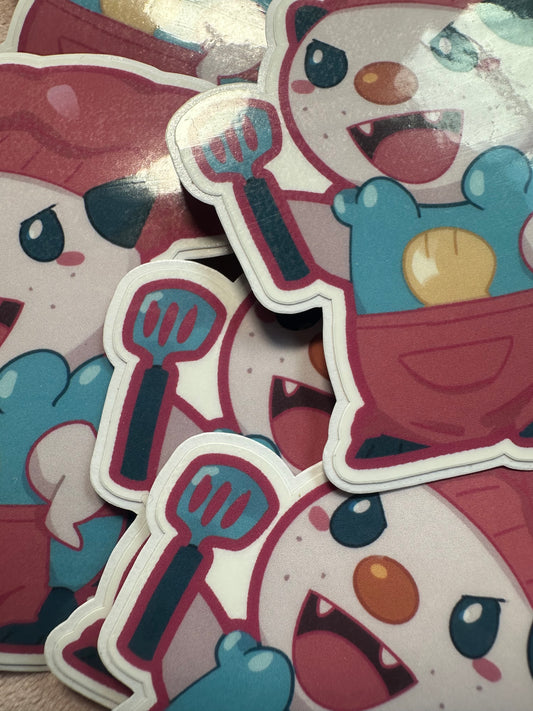 oshawott chef sticker